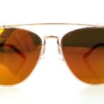 Γυαλιά ηλίου Mykonos, ροζ χρυσό, κίτρινος καθρέφτης