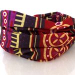 Υφασμάτινη πολυμορφική μπαντάνα, Pattern, κόκκινο-μωβ