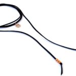 Wrap choker Peace, ροζ χρυσό