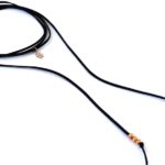 Wrap choker Hashtag, ροζ χρυσό