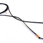 Wrap choker Tooth, ροζ χρυσό