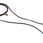 Wrap choker Black Eye, χρυσό