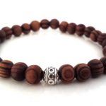 Βραχιόλι από ξύλινες χάντρες