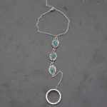 Boho βραχιόλι με δαχτυλίδι bracering