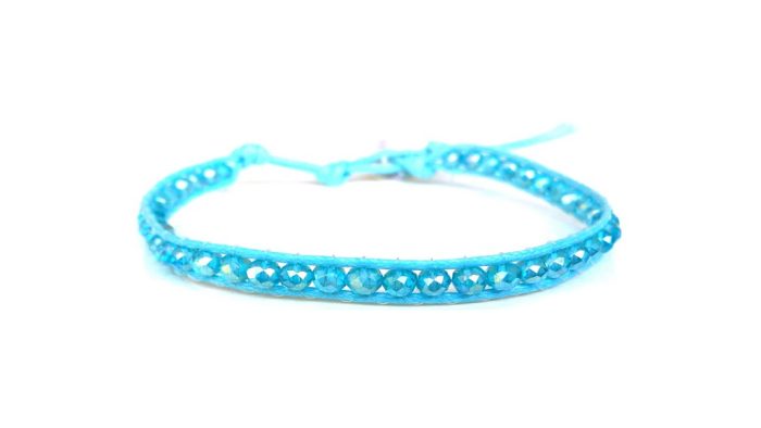 Bracelet with turquoise beads