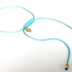 Κολιέ από σατέν κορδόνι