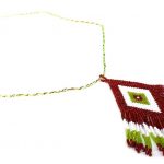 Μακρύ κολιέ, Ethnic, Kite, ταμπά-λευκό-πράσινο