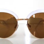 Γυαλιά ηλίου Honduras, λευκό, μπεζ φακός