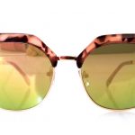 Γυαλιά ηλίου Seychelles, λεοπάρ, ροζ-πράσινος καθρέφτης