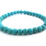 Chaolite bracelet, Small beads, τιρκουάζ
