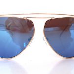 Γυαλιά ηλίου Aruba, χρυσό, μπλε καθρέφτης