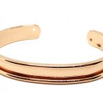 Rail cuff small, ροζ χρυσό