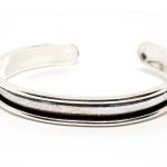 Rail cuff small, ασημί