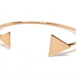 Triangles cuff, ροζ χρυσό