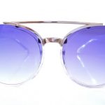 Γυαλιά ηλίου Blueberries, διάφανο, μπλε φακός