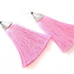 Long tassels σκουλαρίκια, ροζ