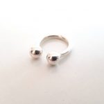 Balls ring, ασημί