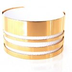 Leather cuff, Lanes, λευκό