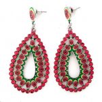 Mandala σκουλαρίκια, Drops, καρπουζί