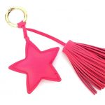 Tassel key ring, Star, φούξια