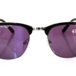 Γυαλιά ηλίου Melon, ασημί, μαύρος φακός