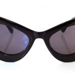 Γυαλιά ηλίου Damson, μαύρο, μαύρος φακός