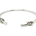 Knots end cuff, ασημί