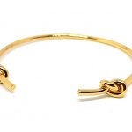 Knots end cuff, χρυσό