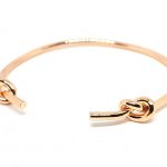 Knots end cuff, ροζ χρυσό
