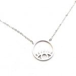 Ατσάλινο κολιέ με μάτι