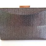 Clutch bag, Glow, ανθρακί