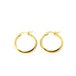 Σκουλαρίκια κρίκοι ατσάλινοι