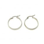 Σκουλαρίκια κρίκοι ατσάλινοι