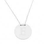 Ατσάλινο κολιέ μονόγραμμα