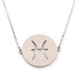 Ατσάλινο κολιέ με ζώδιο