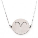 Ατσάλινο κολιέ με ζώδιο