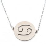 Ατσάλινο κολιέ με ζώδιο