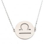 Ατσάλινο κολιέ με ζώδιο