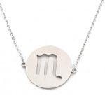 Ατσάλινο κολιέ με ζώδιο