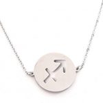 Ατσάλινο κολιέ με ζώδιο