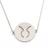 Ατσάλινο κολιέ με ζώδιο