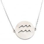 Ατσάλινο κολιέ με ζώδιο