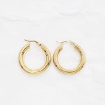 Σκουλαρίκια κρίκοι από ατσάλι