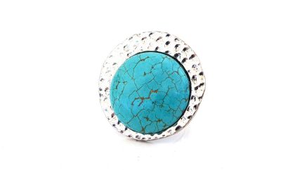 Δαχτυλίδι με μπλε πέτρα χαολίτη
