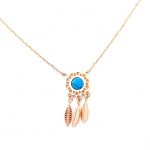 Ατσάλινο κολιέ με ονειροπαγίδα