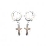 Ατσάλινα σκουλαρίκια με σταυρούς