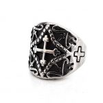 Ανδρικό ατσάλινο δαχτυλίδι