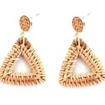 Ψάθινα σκουλαρίκια