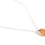 Ατσάλινο κολιέ με κοχύλι