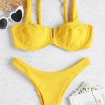 Μαγιό μπικίνι με ρυθμιζόμενες τιράντες